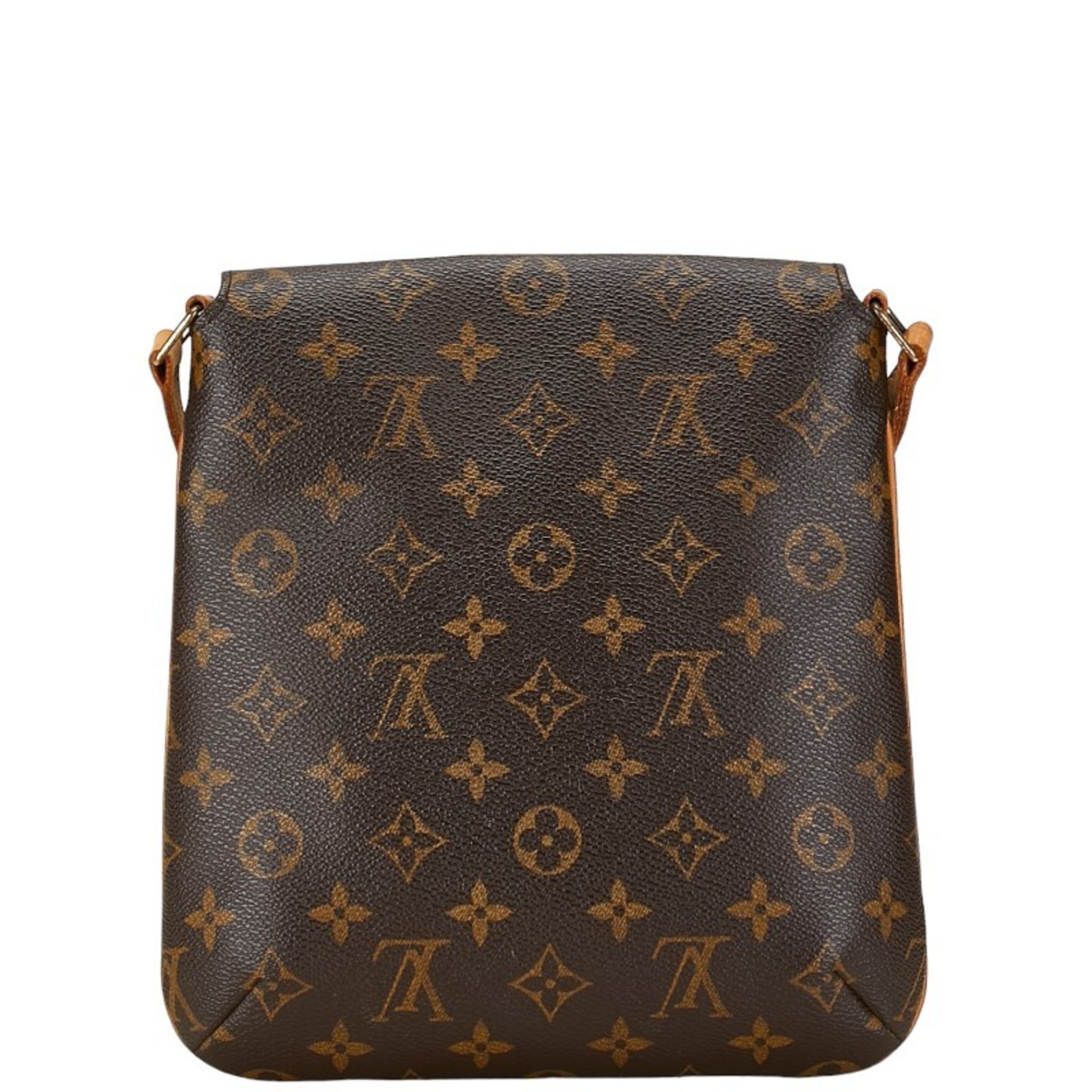 Louis Vuitton Monogram Musette Salsa Long Shoulder Bag M51387 Brown PVC Leather Women's LOUIS VUITTON