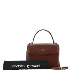 Valentino handbag shoulder bag brown leather women's