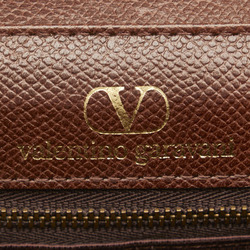 Valentino handbag shoulder bag brown leather women's