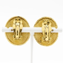 CHANEL Angel Earrings Coco Mark Gold Plated Approx. 19.3g Women's