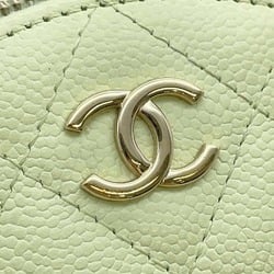 Chanel Chain Shoulder Bag Small Vanity Case Matelasse Caviar Skin AP2502