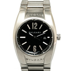 BVLGARI Ergon Watch EG30S Quartz Black Dial Stainless Steel Women's