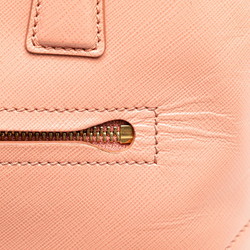 Salvatore Ferragamo Gancini handbag shoulder bag salmon pink leather women's