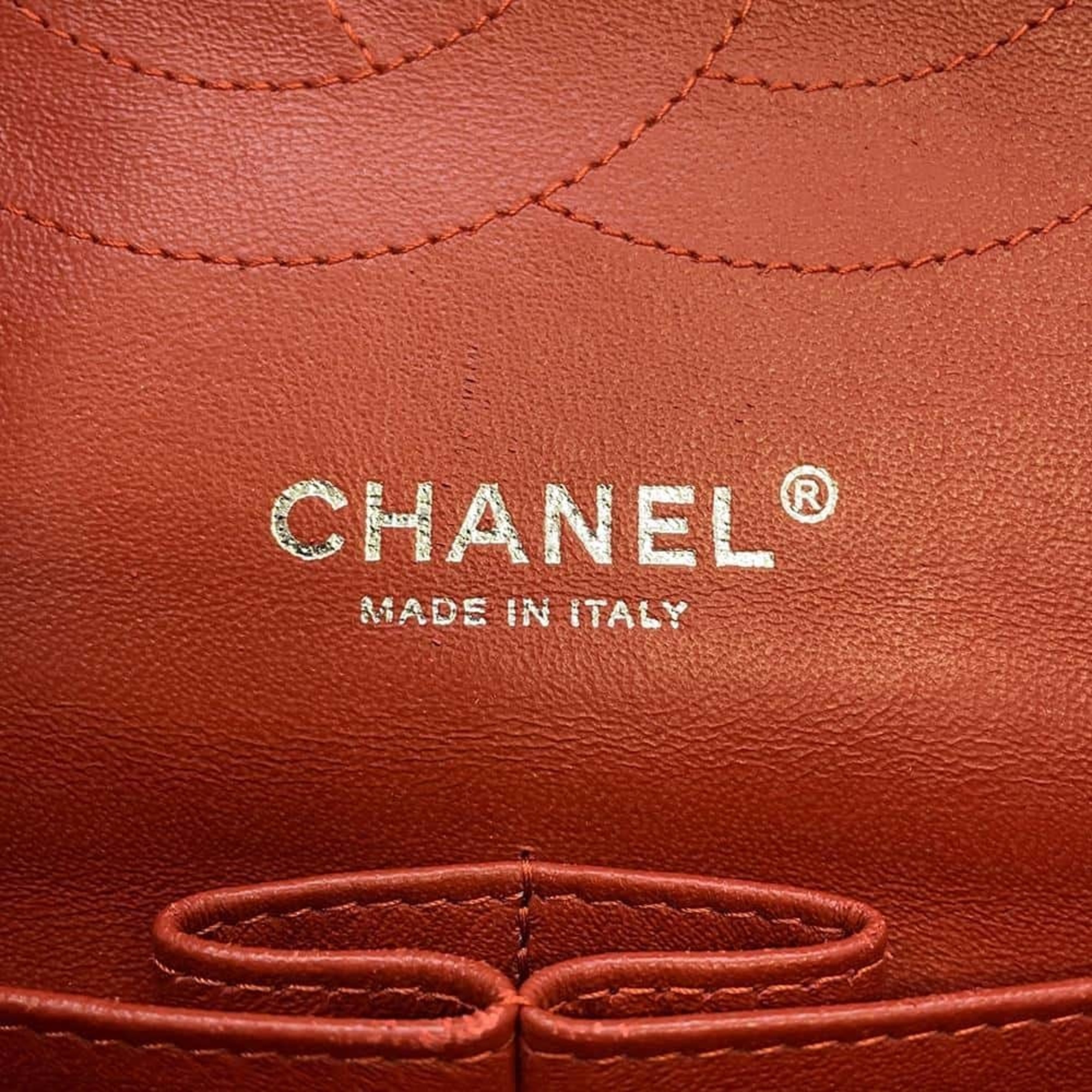 Chanel Chain Shoulder Bag Matelasse 30 Caviar Skin Coco Mark A58600 CHANEL Red