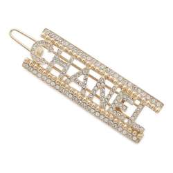 CHANEL Hair Clip Rhinestone 23 A