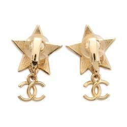 Chanel Earrings Coco Mark Star Motif C24 C CHANEL