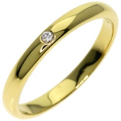 Tiffany Classic Band 1P Diamond Ring, 18K Yellow Gold, Women's, TIFFANY&Co.