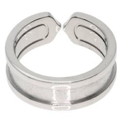 Cartier C2 Ring #49 K18 White Gold Women's CARTIER