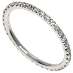 Van Cleef & Arpels Felicite Eternity #49 Ring, 18K White Gold, Women's,