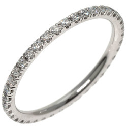 Van Cleef & Arpels Felicite Eternity #49 Ring, 18K White Gold, Women's,