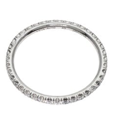 Van Cleef & Arpels Felicite Eternity #49 Ring, 18K White Gold, Women's,