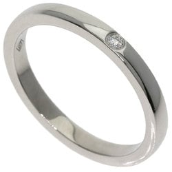 Cartier Classic 1P Diamond #49 Ring Platinum PT950 Women's CARTIER