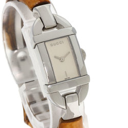 Gucci 6800L Bamboo Watch Stainless Steel Ladies GUCCI