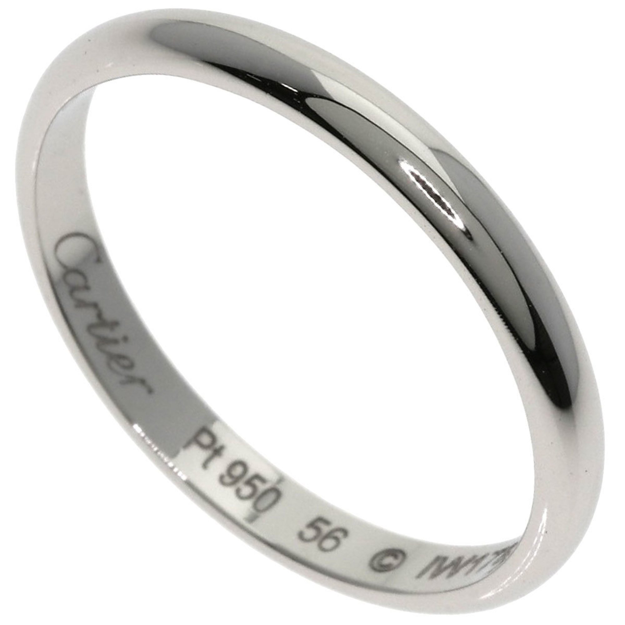 Cartier Classic #56 Ring, Platinum PT950, Women's, CARTIER