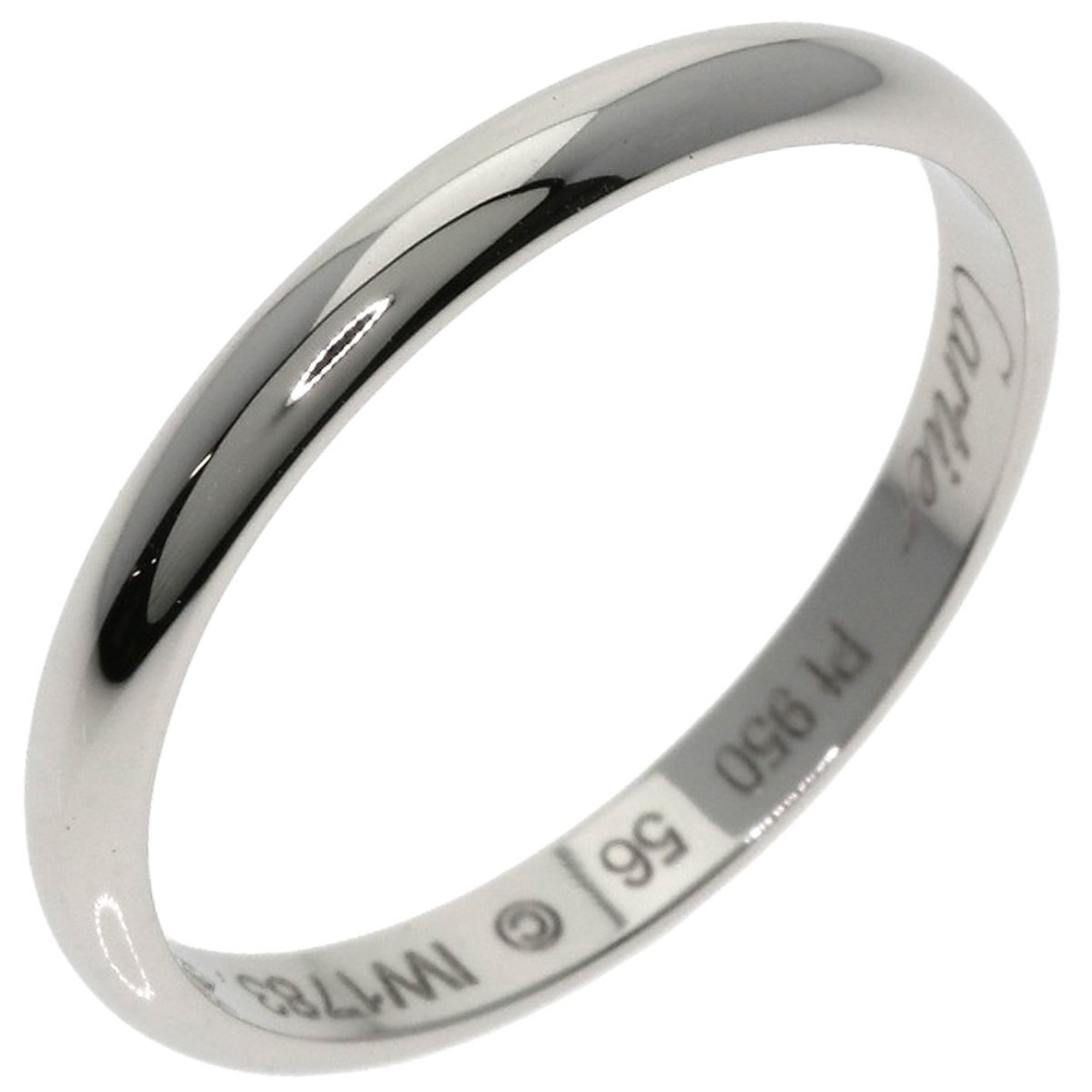 Cartier Classic #56 Ring, Platinum PT950, Women's, CARTIER