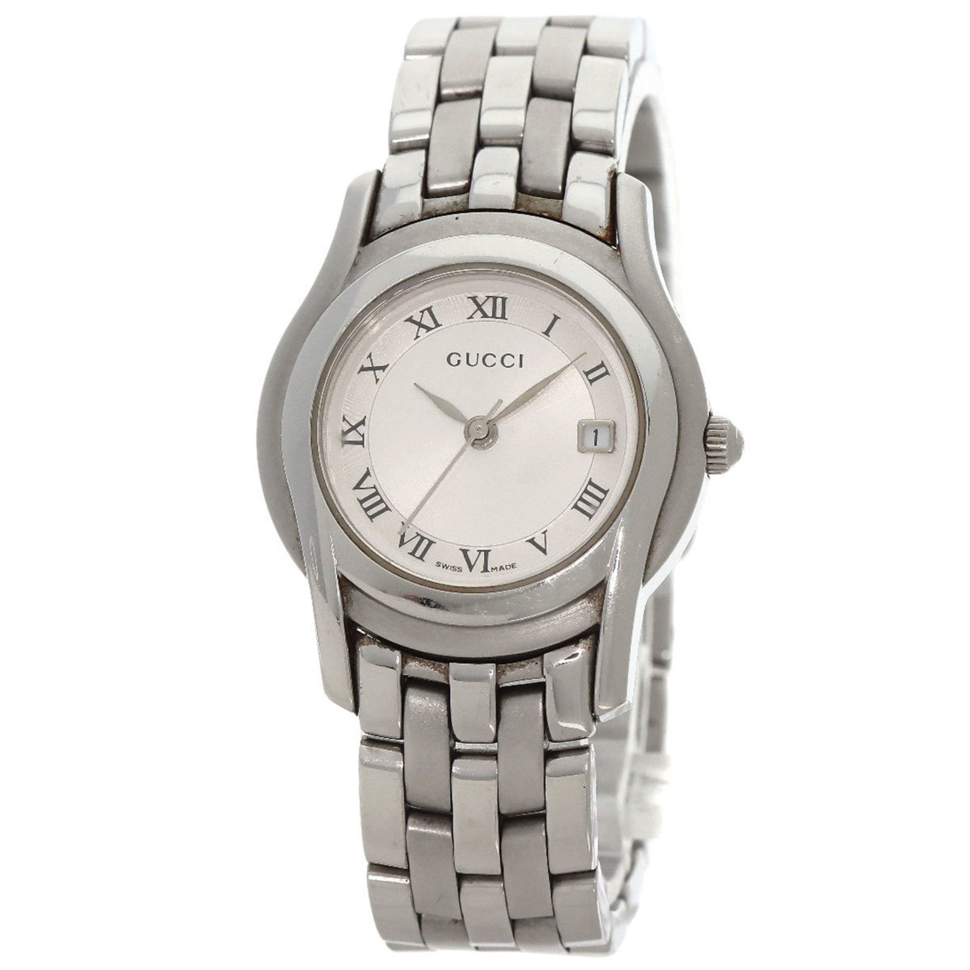 Gucci 5500L Watch Stainless Steel SS Ladies GUCCI