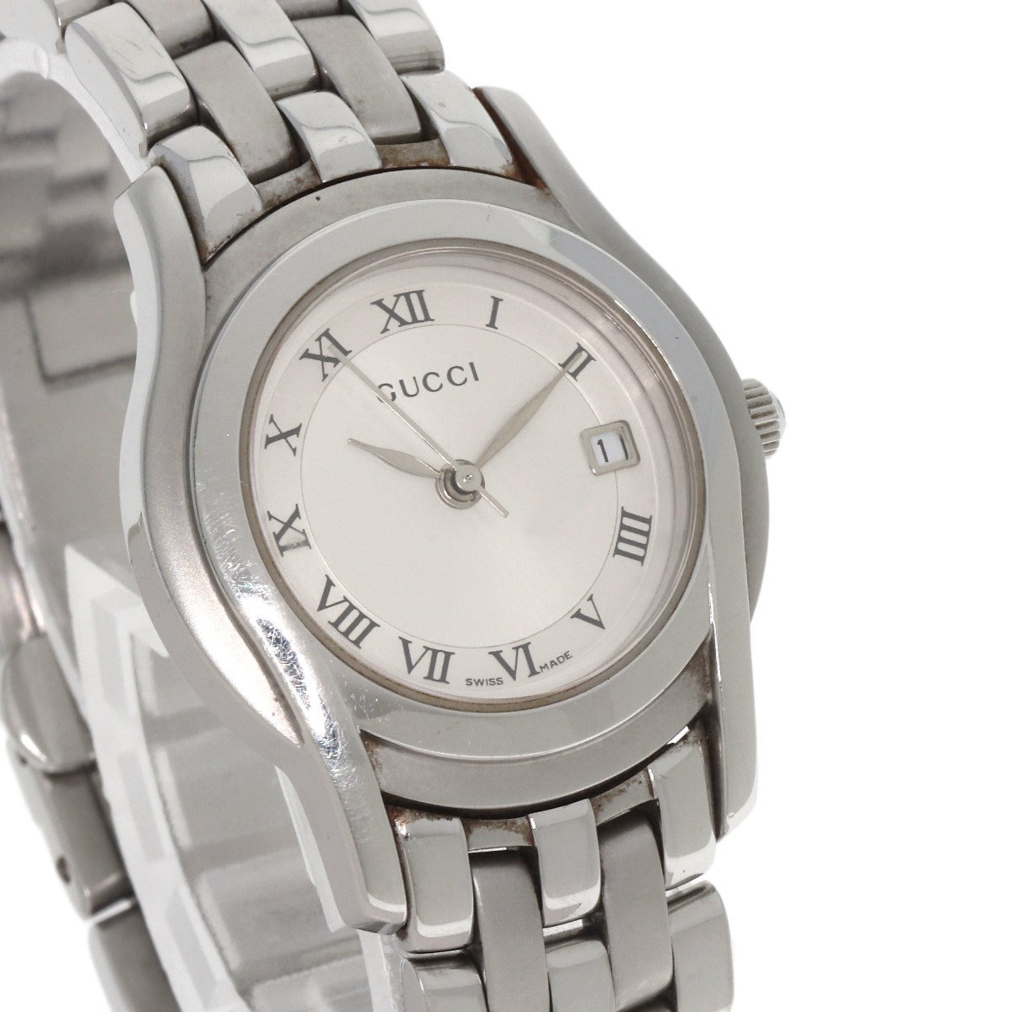 Gucci 5500L Watch Stainless Steel SS Ladies GUCCI