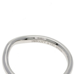 Tiffany & Co. Curved Ring, Platinum PT950, Women's, TIFFANY