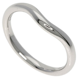 Tiffany & Co. Curved Ring, Platinum PT950, Women's, TIFFANY