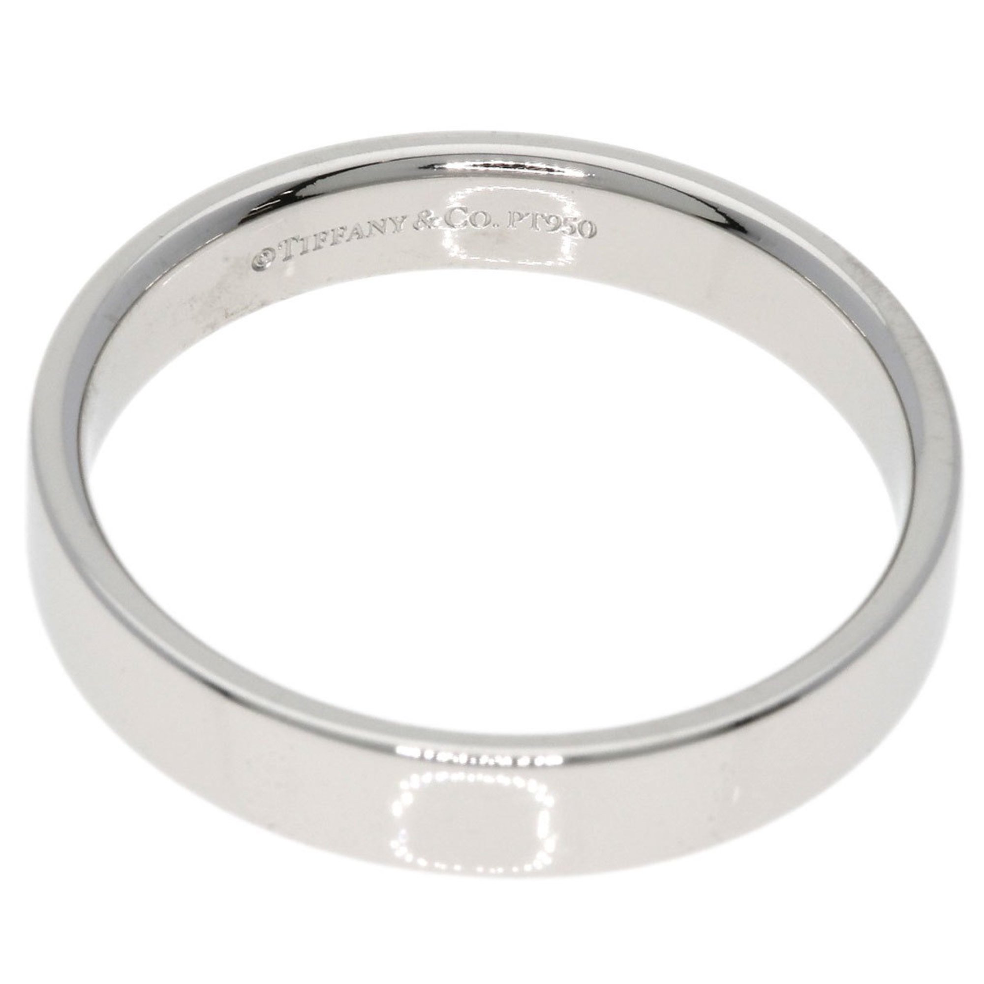 Tiffany & Co. 4mm Ring, Platinum PT950, Men's, Women's, TIFFANY