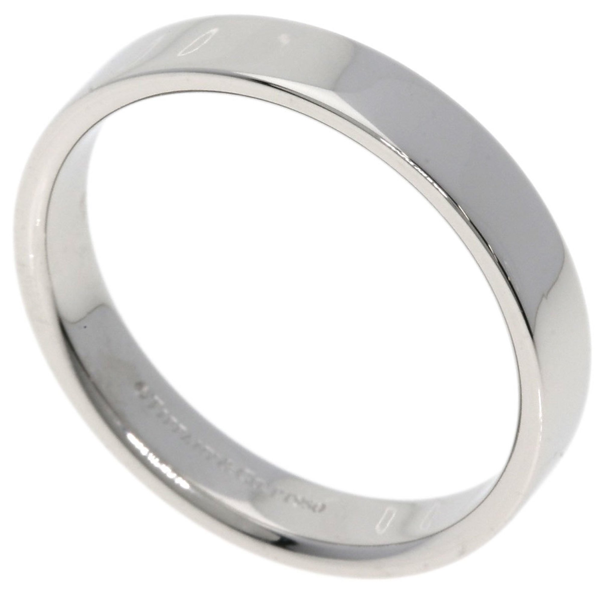 Tiffany & Co. 4mm Ring, Platinum PT950, Men's, Women's, TIFFANY