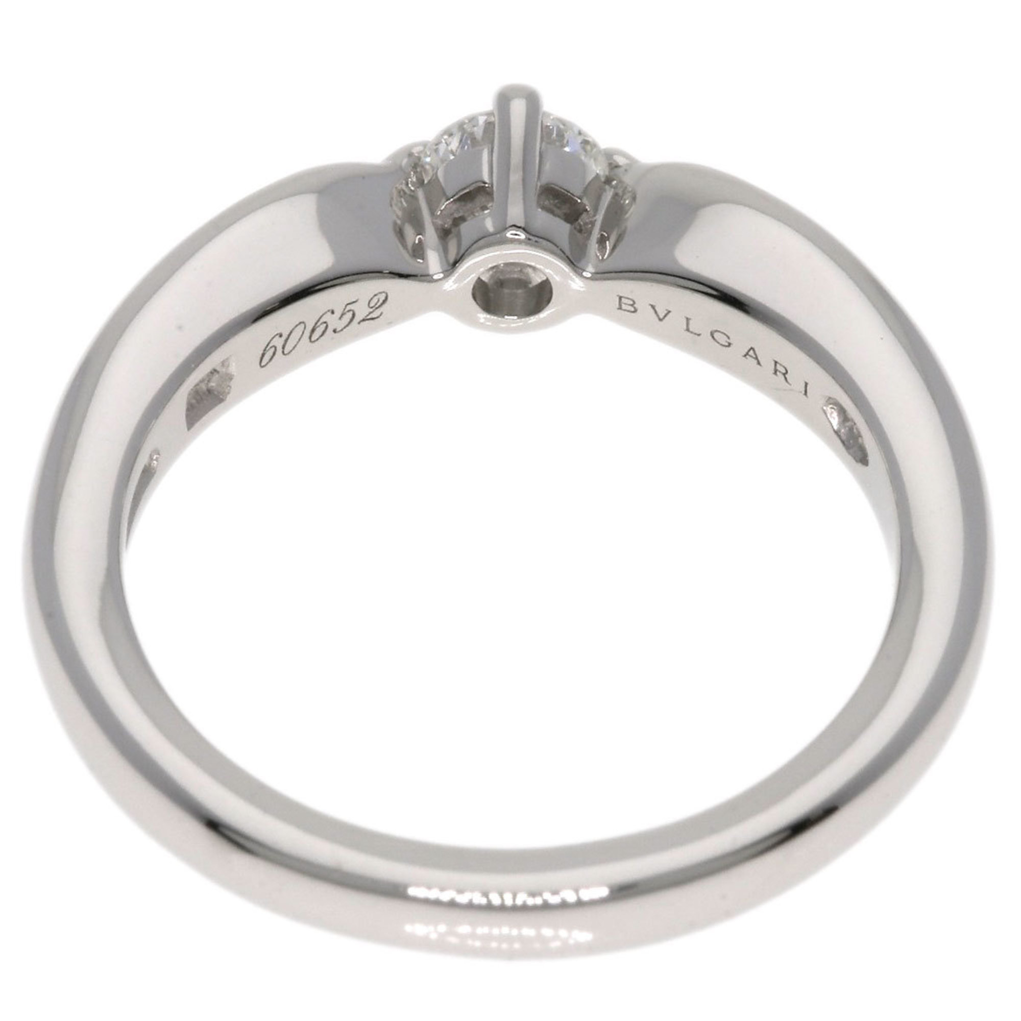 BVLGARI Dedicata a Venezia Diamond Ring, Platinum PT950, Women's