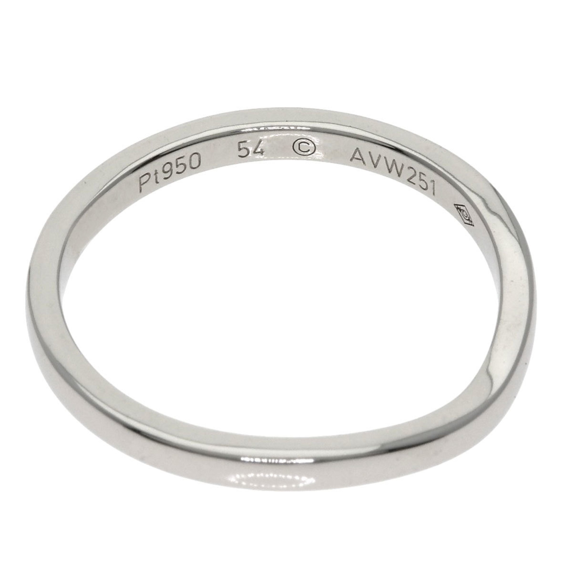 Cartier Ballerina #54 Ring, Platinum PT950, Women's, CARTIER