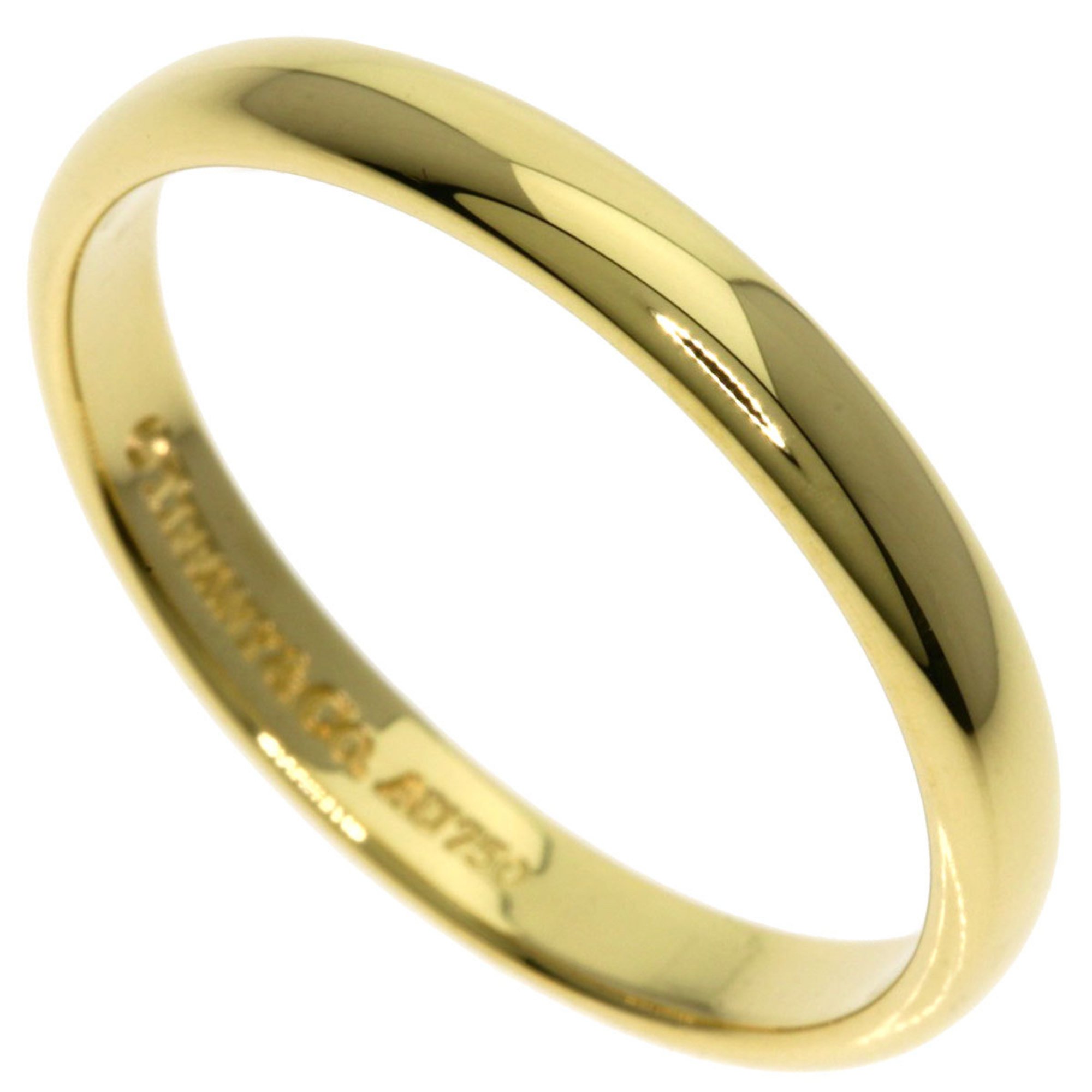 Tiffany Classic Band Ring, 18K Yellow Gold, Women's, TIFFANY&Co.