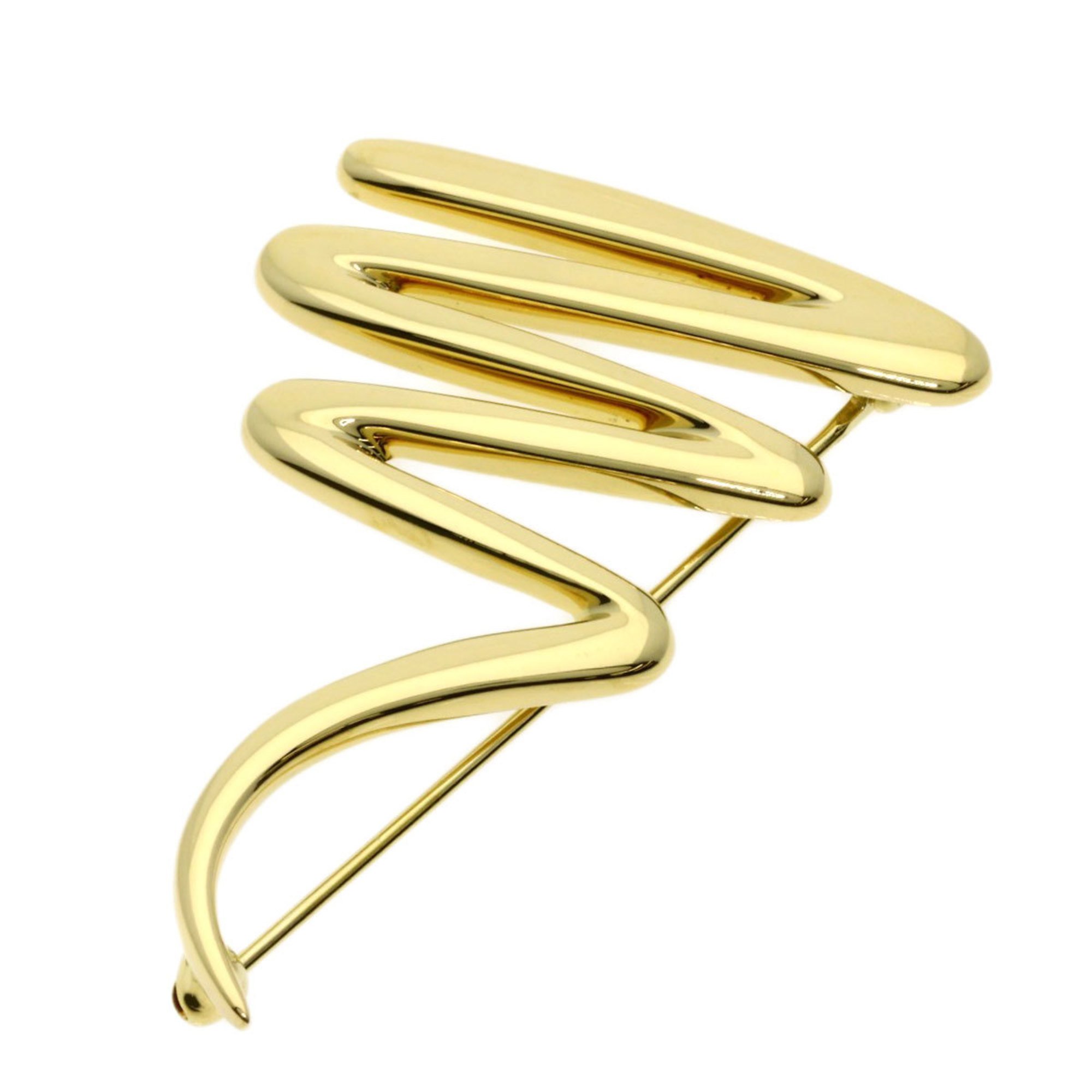 Tiffany Scribble Brooch, 18K Yellow Gold, Women's, TIFFANY&Co.