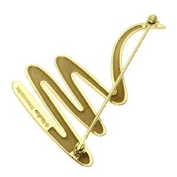 Tiffany Scribble Brooch, 18K Yellow Gold, Women's, TIFFANY&Co.