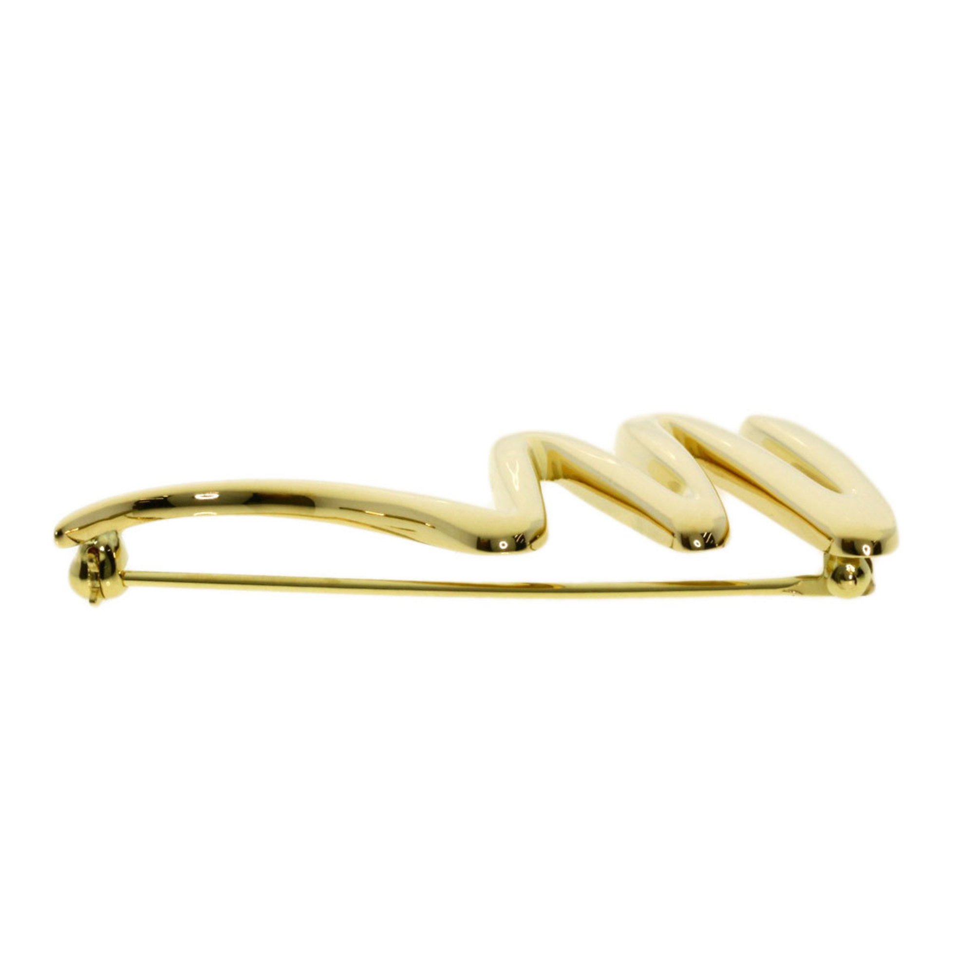 Tiffany Scribble Brooch, 18K Yellow Gold, Women's, TIFFANY&Co.