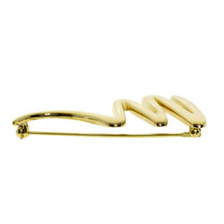 Tiffany Scribble Brooch, 18K Yellow Gold, Women's, TIFFANY&Co.