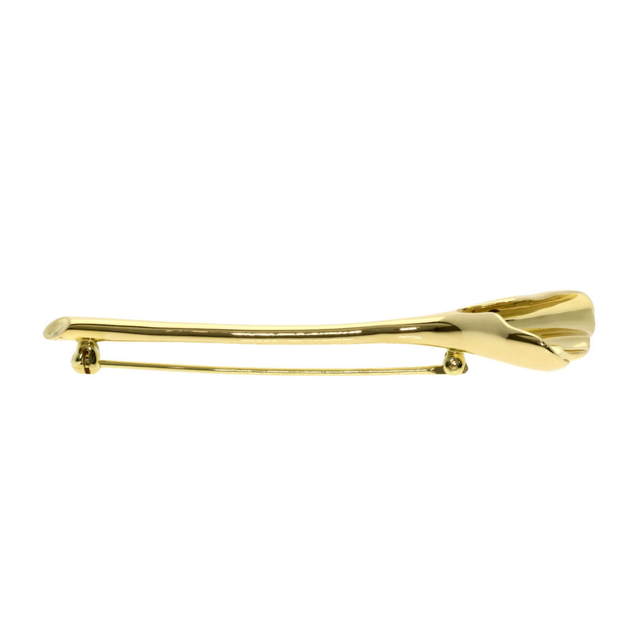 Tiffany Ginkgo Brooch, 18K Yellow Gold, Women's, TIFFANY&Co.