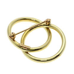 Tiffany Double Circle Brooch, 14K Yellow Gold, Women's, TIFFANY&Co.