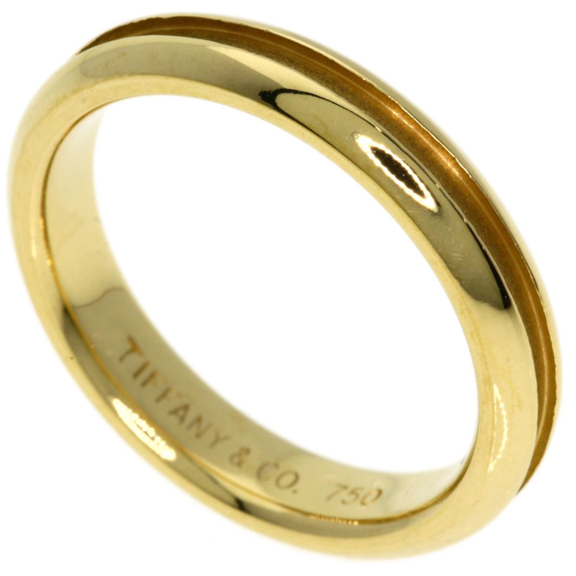 Tiffany Grooved Ring, 18K Yellow Gold, Women's, TIFFANY&Co.