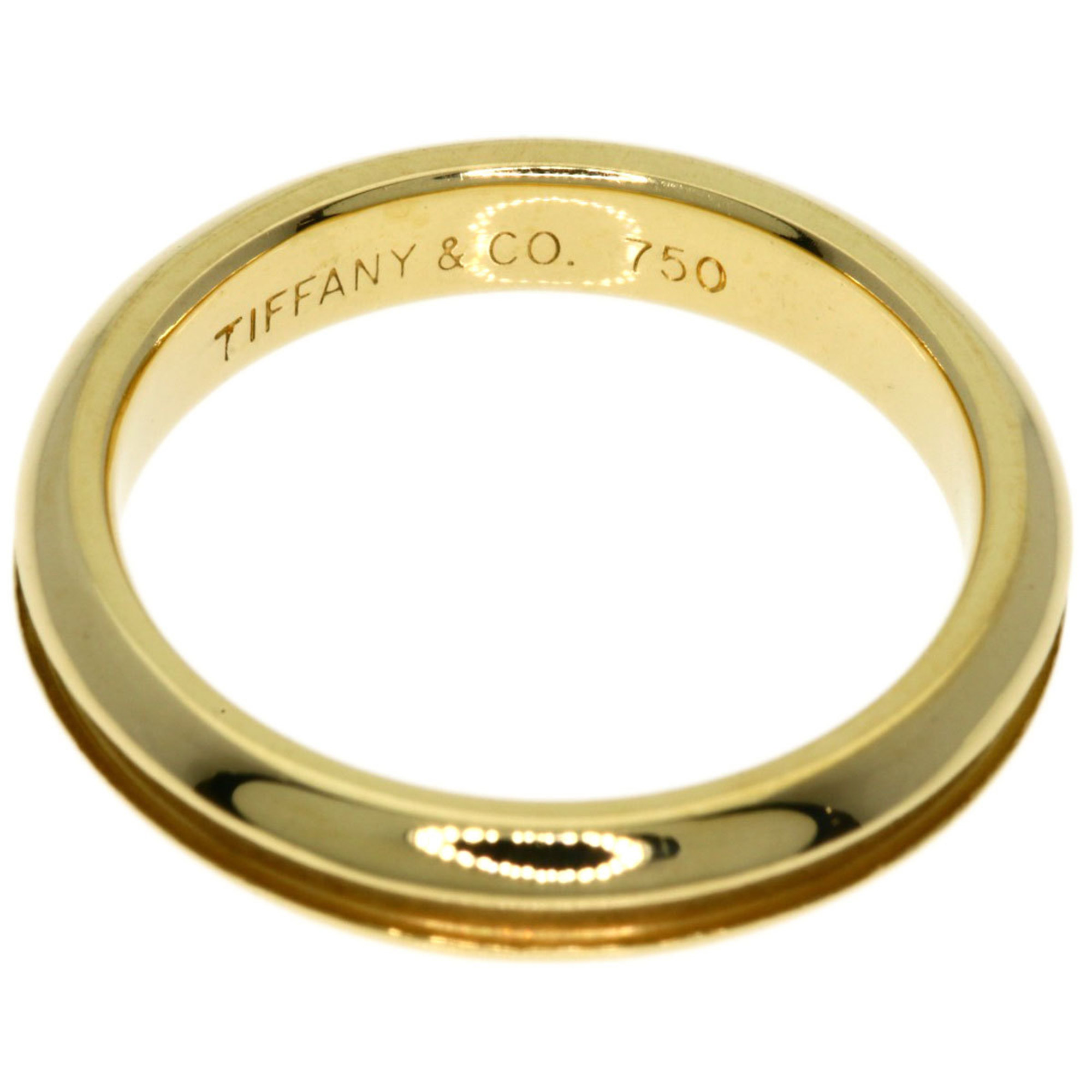 Tiffany Grooved Ring, 18K Yellow Gold, Women's, TIFFANY&Co.