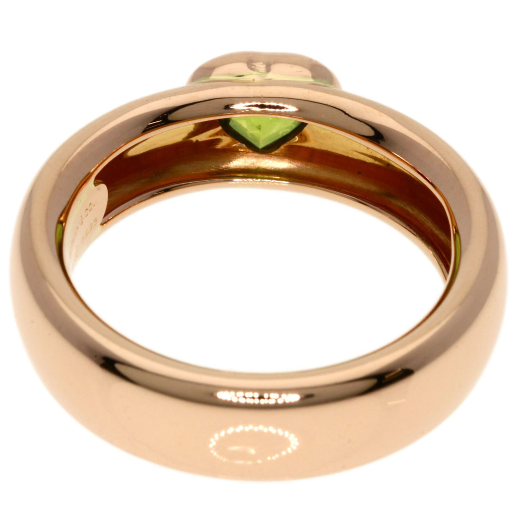 Tiffany & Co. Friendship Peridot Ring, 18K Pink Gold, Women's, TIFFANY