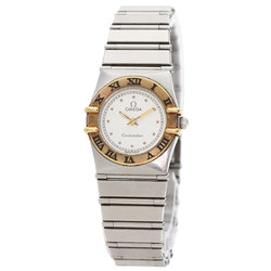 OMEGA Constellation Flat Bezel Watch Stainless Steel Two-tone Ladies