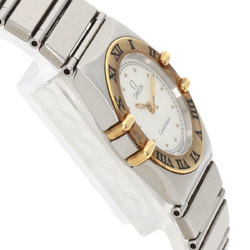 OMEGA Constellation Flat Bezel Watch Stainless Steel Two-tone Ladies