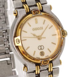 Gucci 9000L Watch Stainless Steel SSxGP Ladies GUCCI