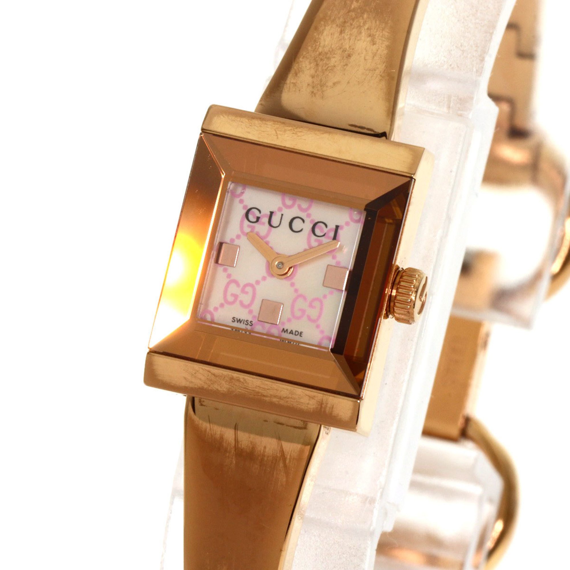 Gucci 128.5 G Frame Watch PGP Ladies GUCCI