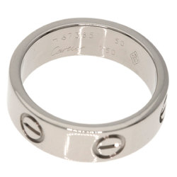 Cartier Love Ring #50 Ring, K18 White Gold, Women's CARTIER