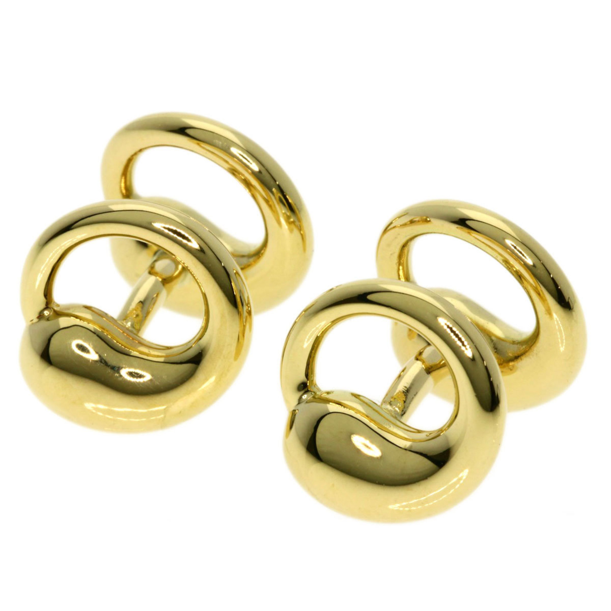 Tiffany Eternal Circle Cufflinks, 18K Yellow Gold, Men's, TIFFANY&Co.