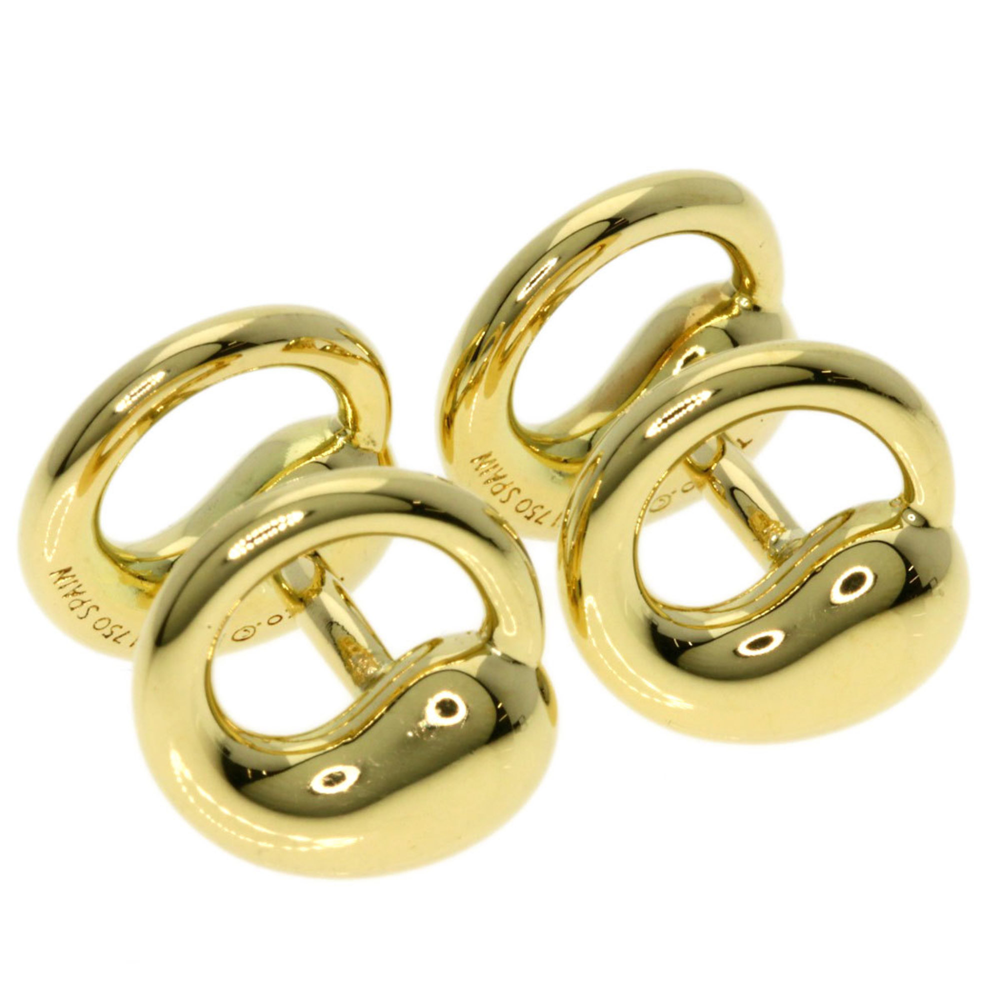 Tiffany Eternal Circle Cufflinks, 18K Yellow Gold, Men's, TIFFANY&Co.