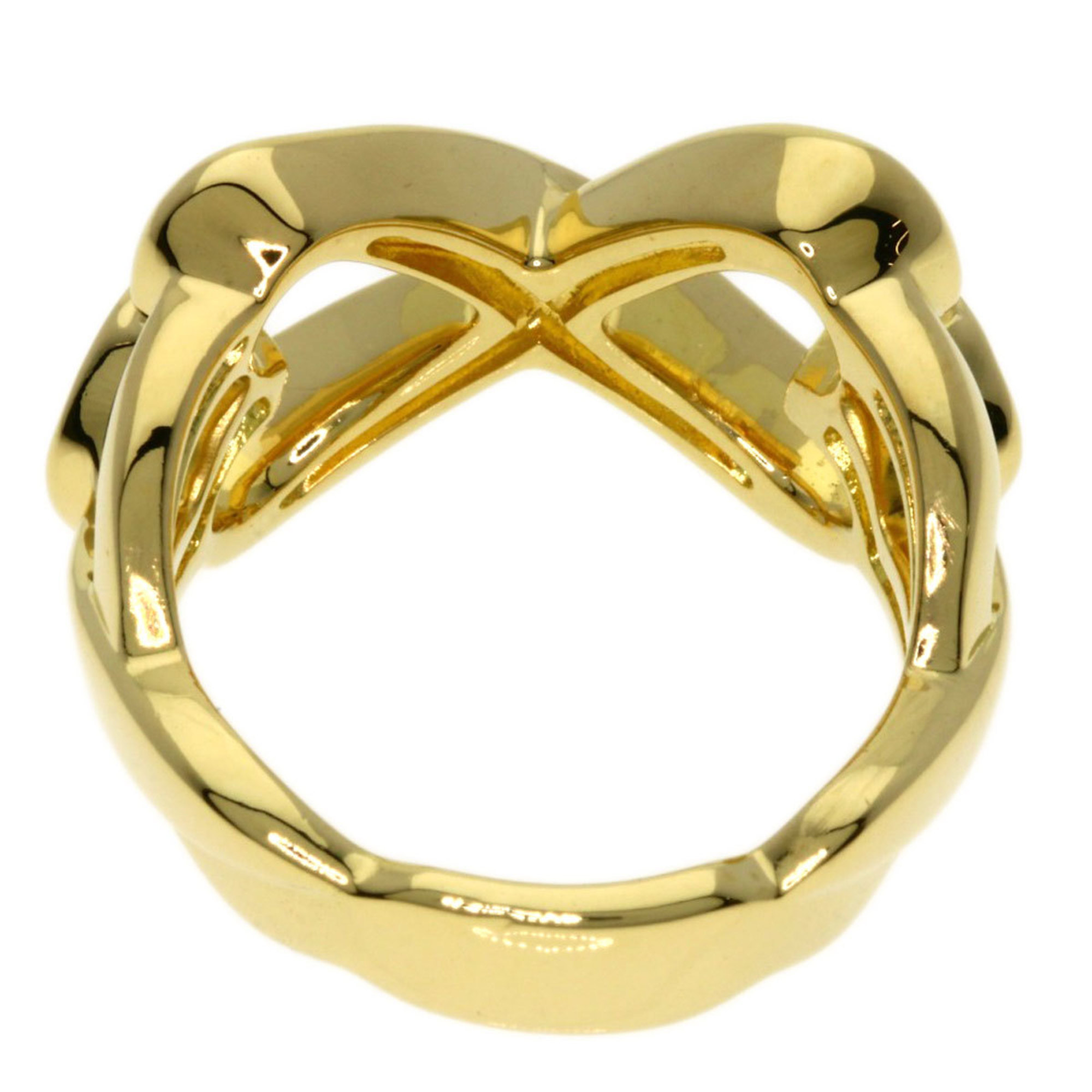 Tiffany & Co. Double Loving Heart Ring, 18K Yellow Gold, Women's, TIFFANY