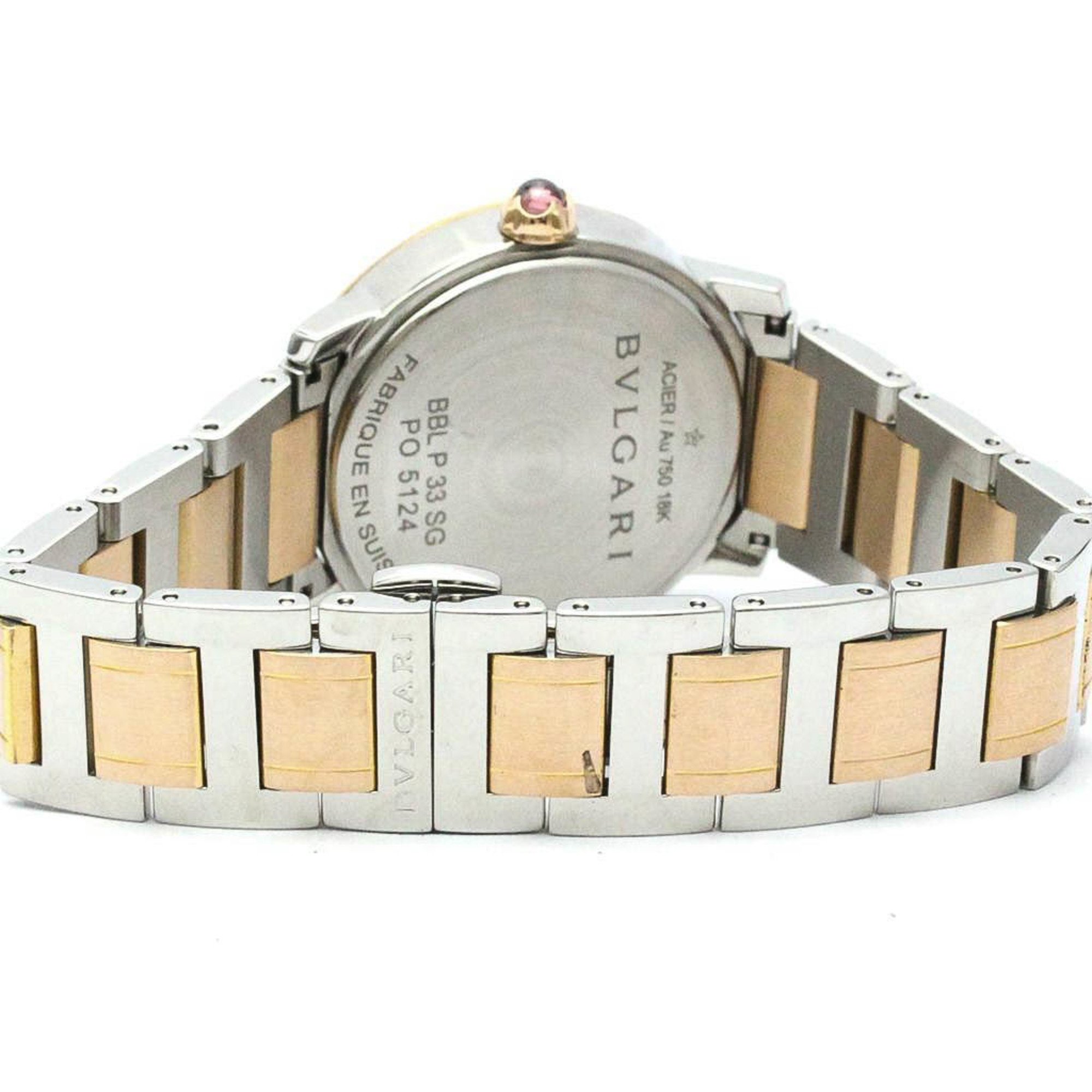 BVLGARI BVLGARI-BVLGARI 18K Pink Gold Quartz Ladies Watch BBLP33SG BF572199