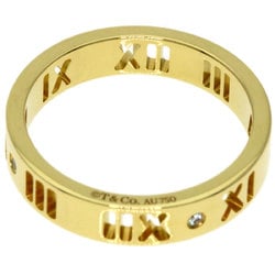 Tiffany Atlas Pierced Diamond Ring, 18k Yellow Gold, Women's, TIFFANY&Co.