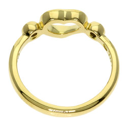 Tiffany & Co. Heart 2P Diamond Ring, 18K Yellow Gold, Women's, TIFFANY