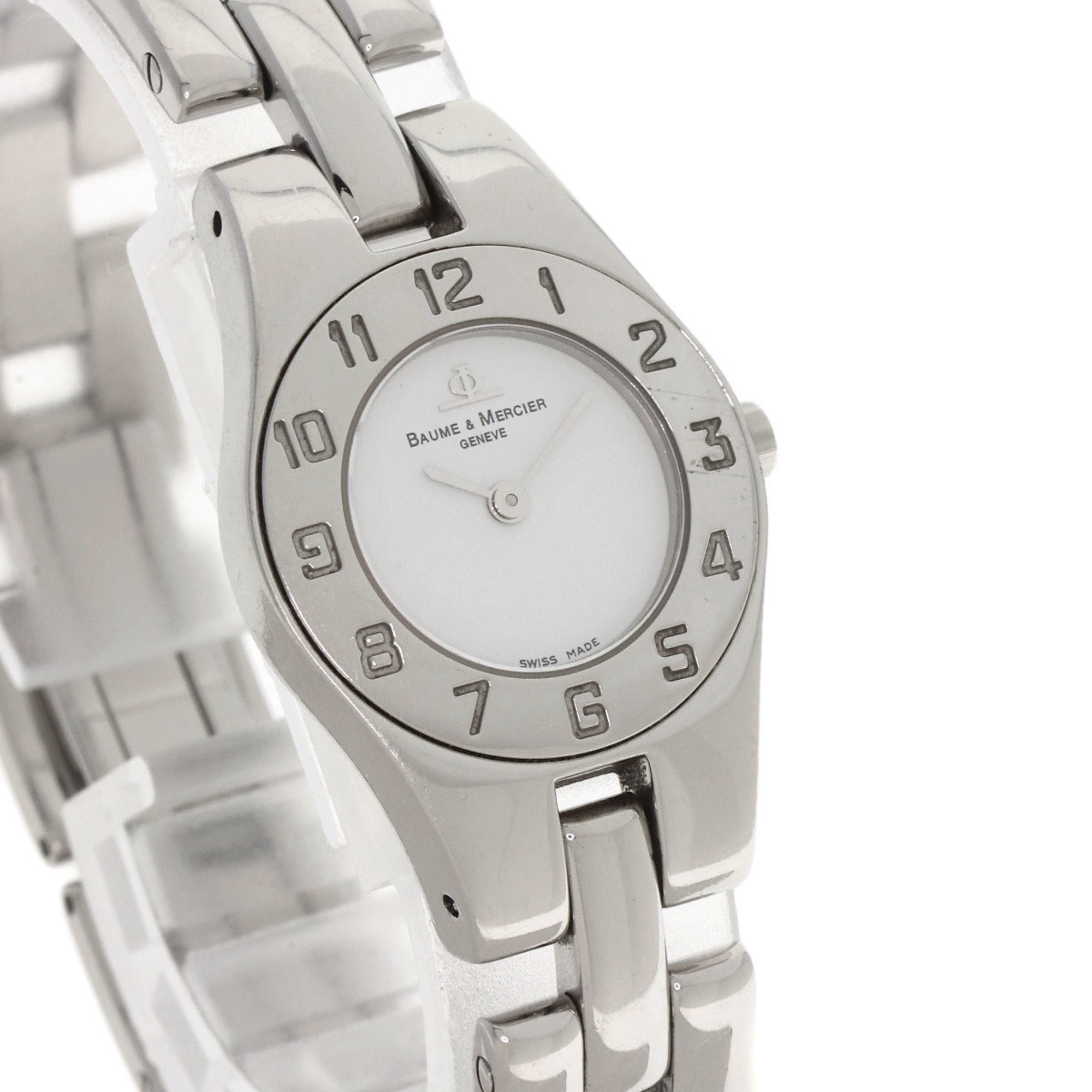 Baume & Mercier MV045204 Linea Watch Stainless Steel SS Ladies