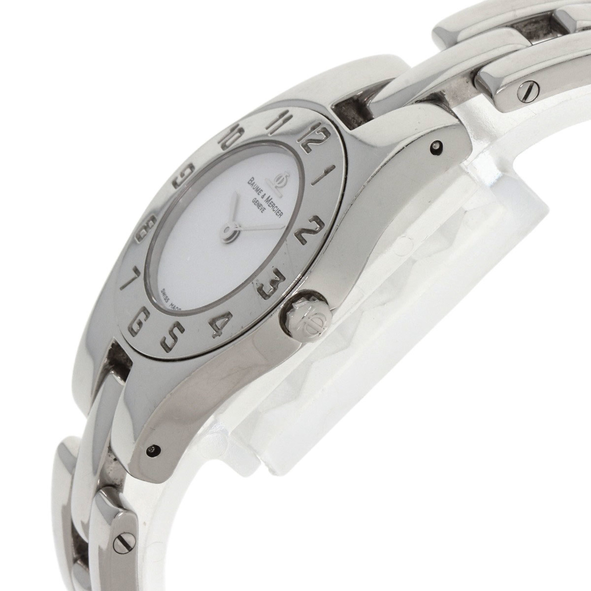 Baume & Mercier MV045204 Linea Watch Stainless Steel SS Ladies